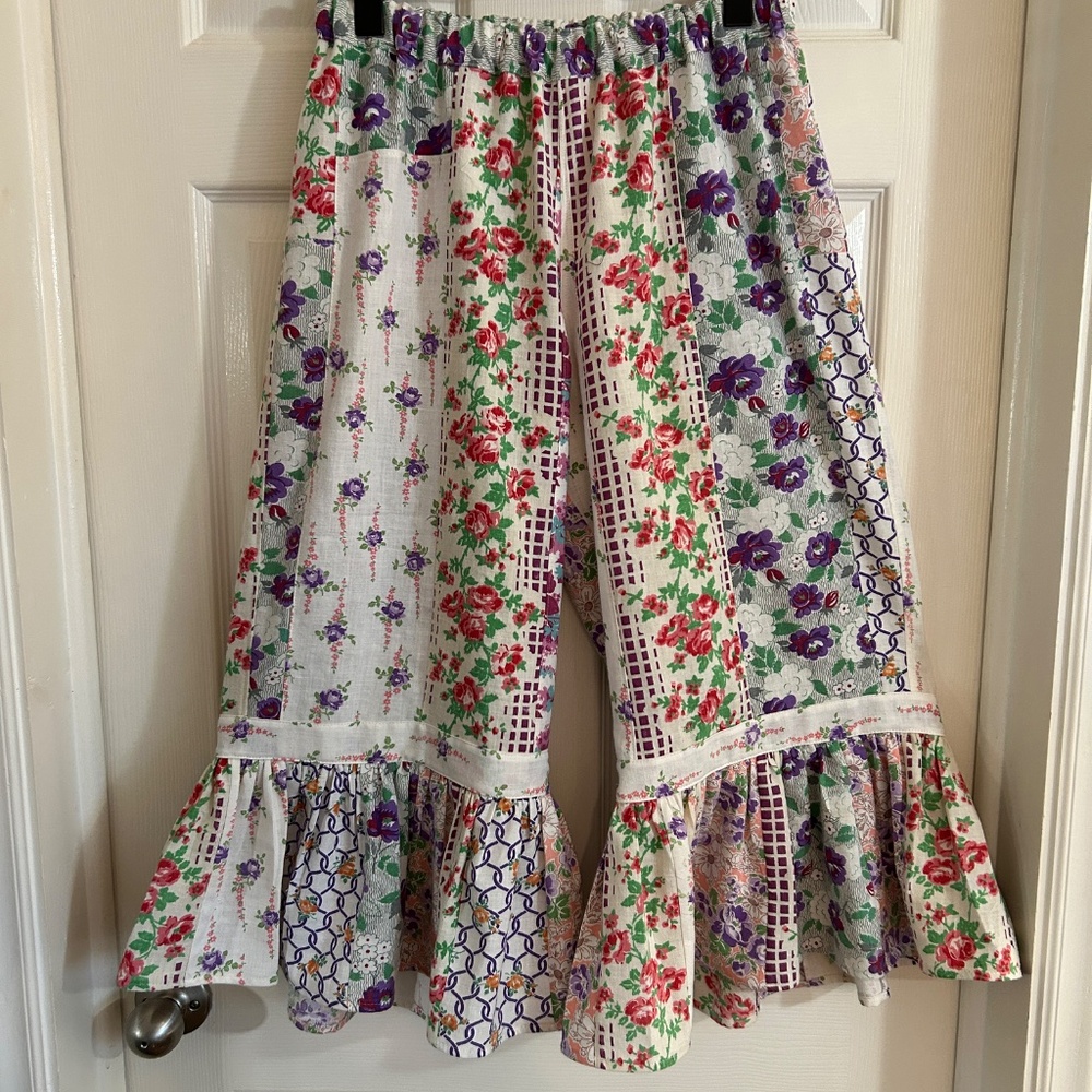 Handmade Vintage Feedsack Bloomers M/L - Picture 10 of 13